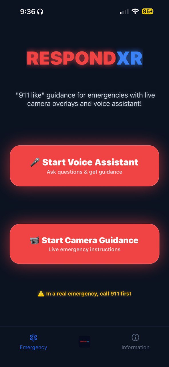 Respond XR App Interface